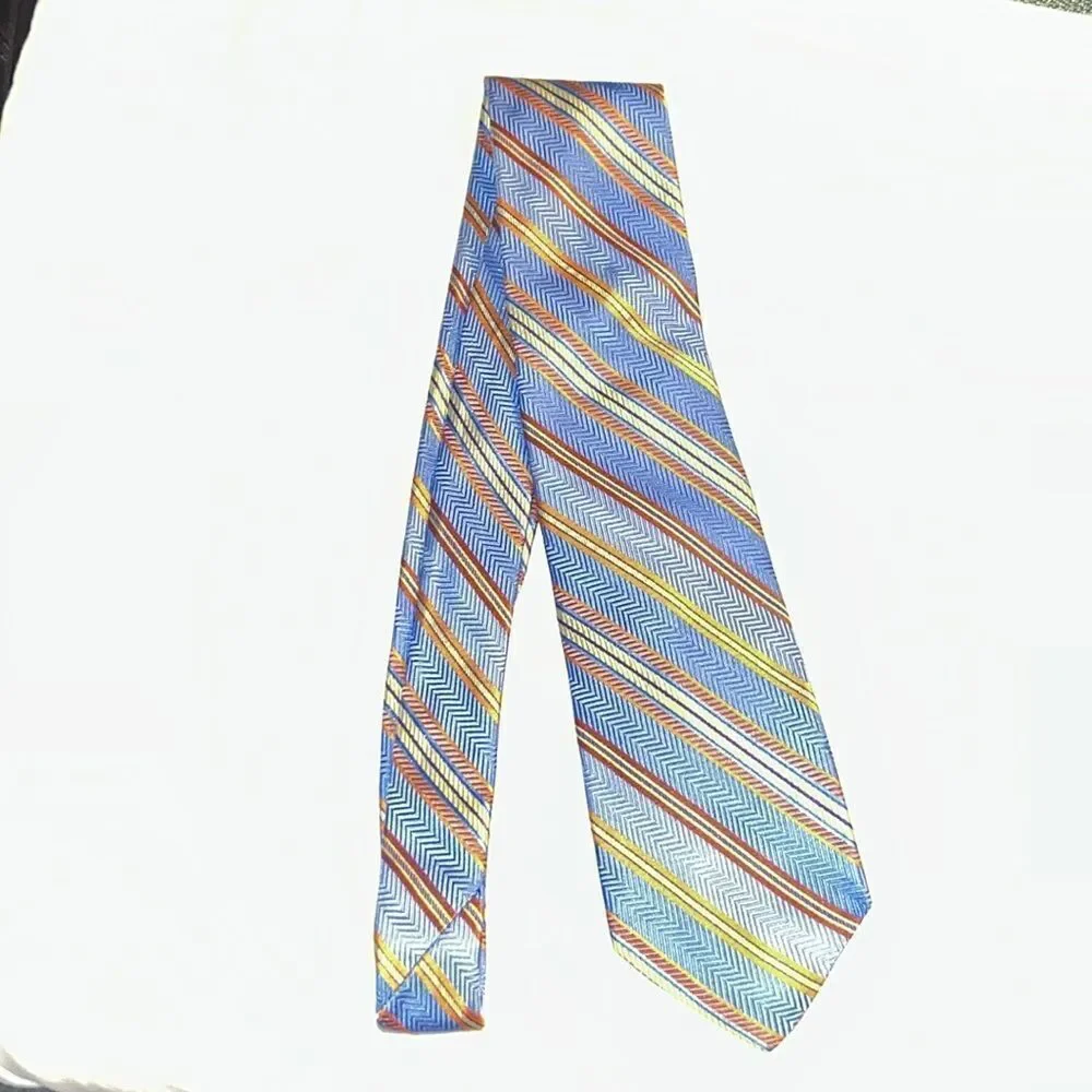 Michelsons Stripe Classic Silk Men’s Tie.EUC